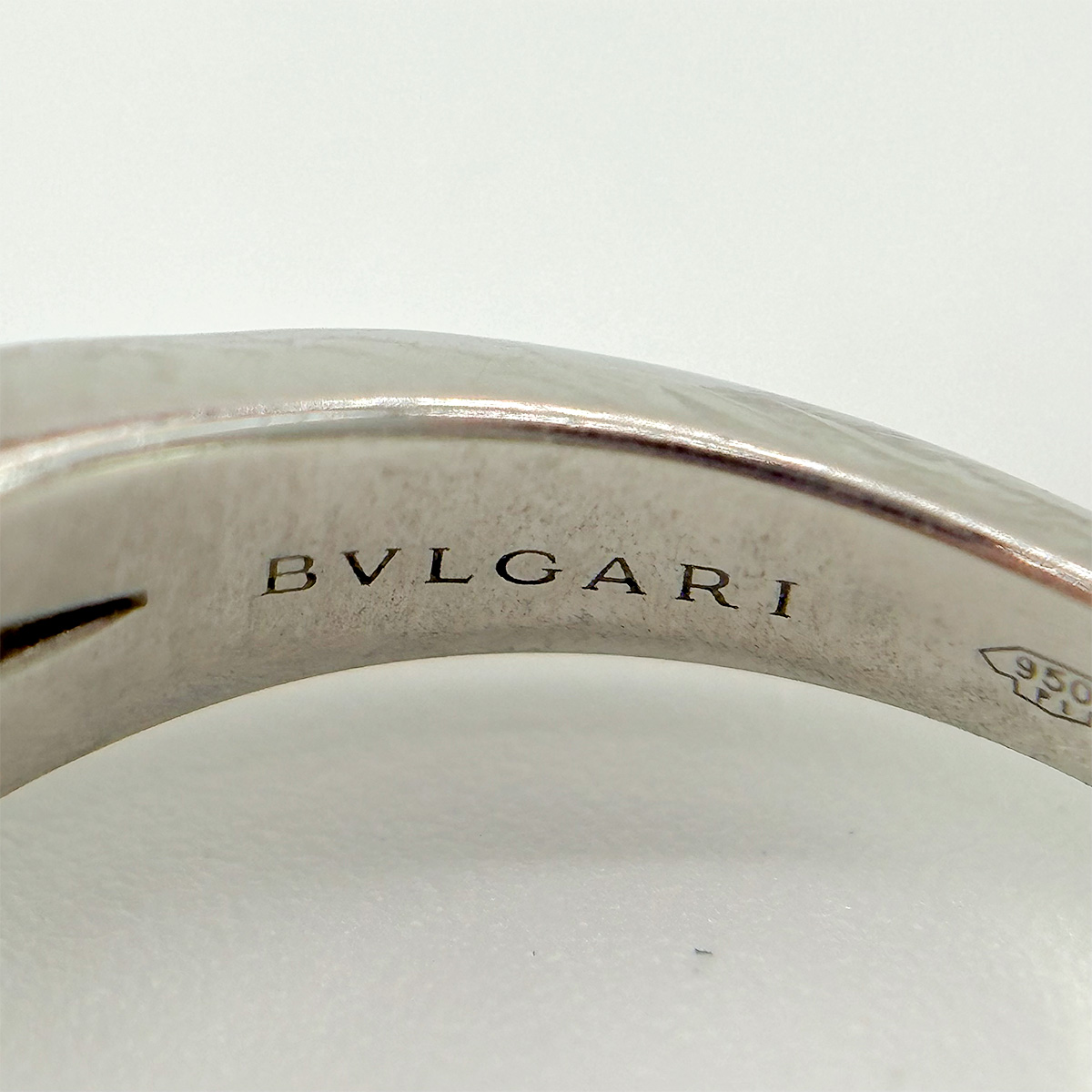 BVLGARI ブルガリ リング ダイヤモンド PT 6号 #47 宝石 【中古】10000385