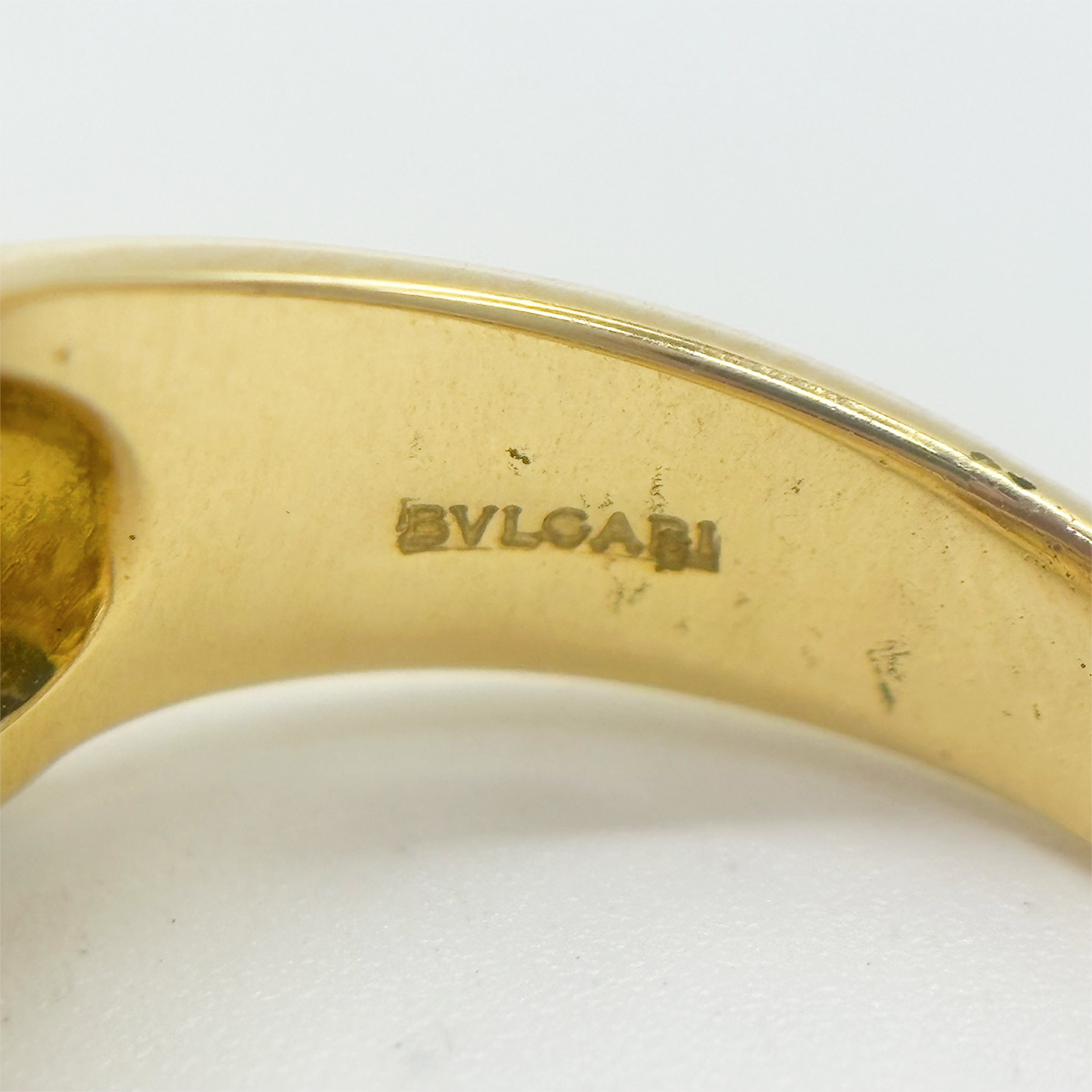 ブルガリ BVLGARI シーカラー リング ダイヤモンド PG YG 12号 #53 宝石 【中古】10005824