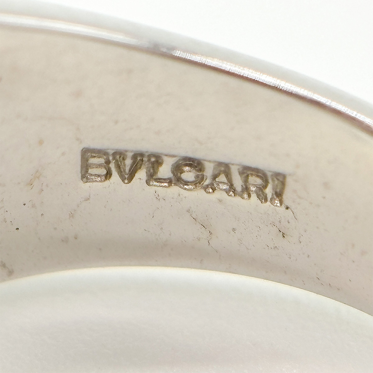 ブルガリ BVLGARI トロンケット リング WG YG 9号 #50 【中古】10006427